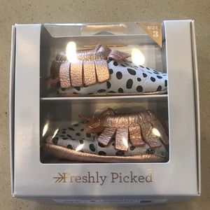 Freshly Picked Moccasins Size 3 Dalmatian