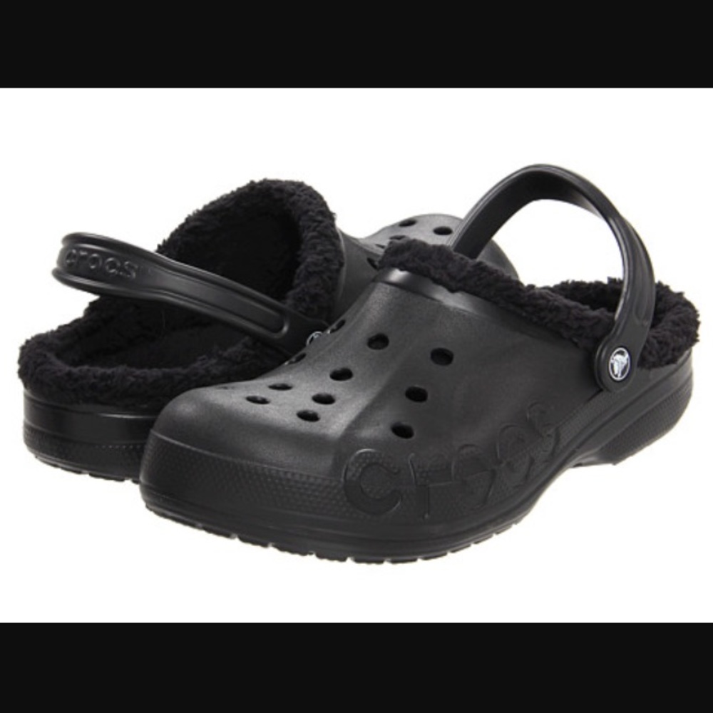 NWT Kid's Crocs Baya Lined Clogs