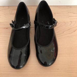 Black Patent Leather Tap Shoes