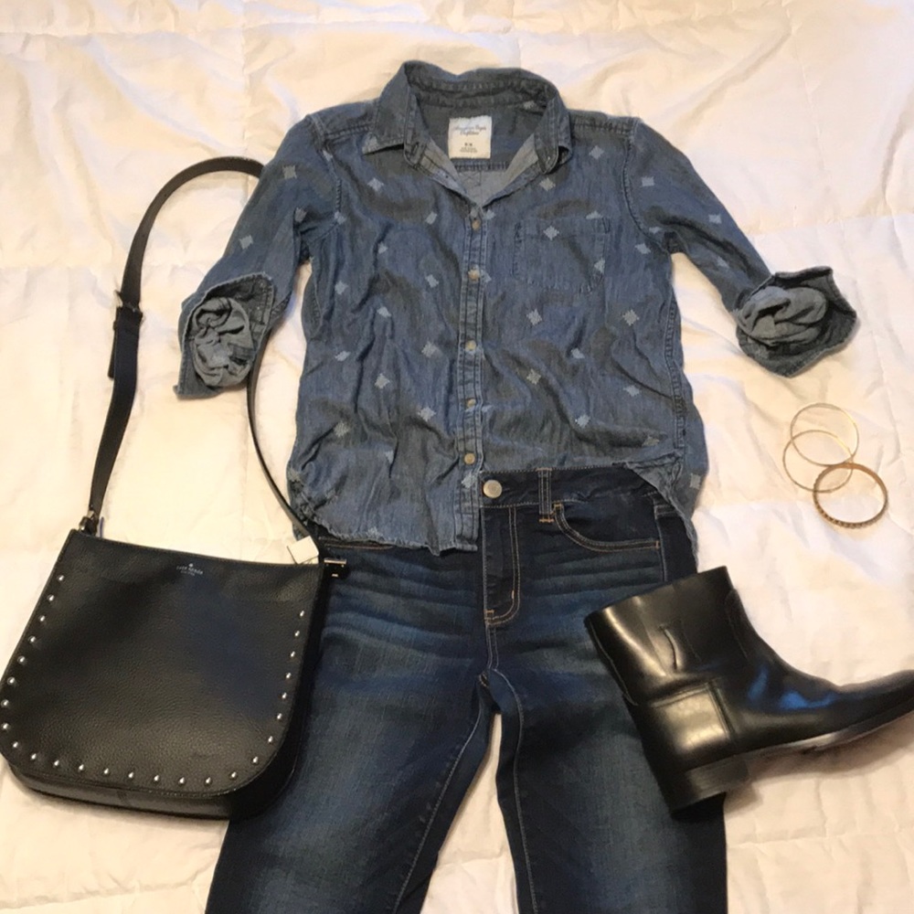 American Eagle Denim Shirt
