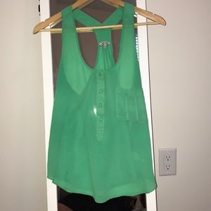 Green blouse