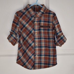 Leather trim pocket top