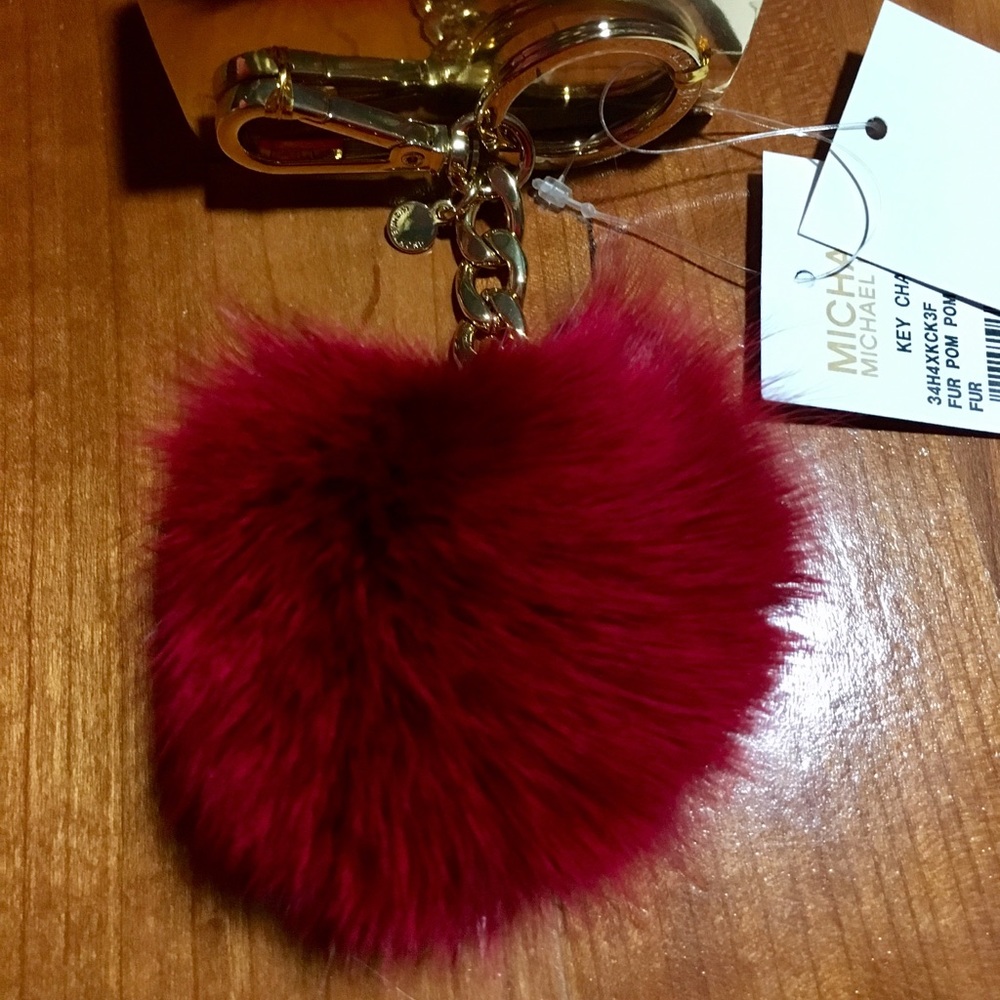 Michael Kors Fox Fur Key Chain