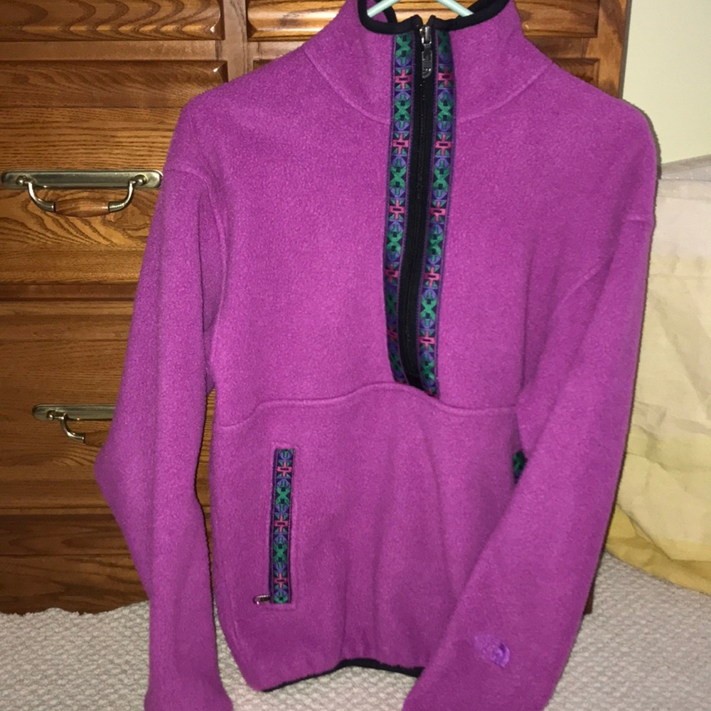 The North Face quarter zip fleece