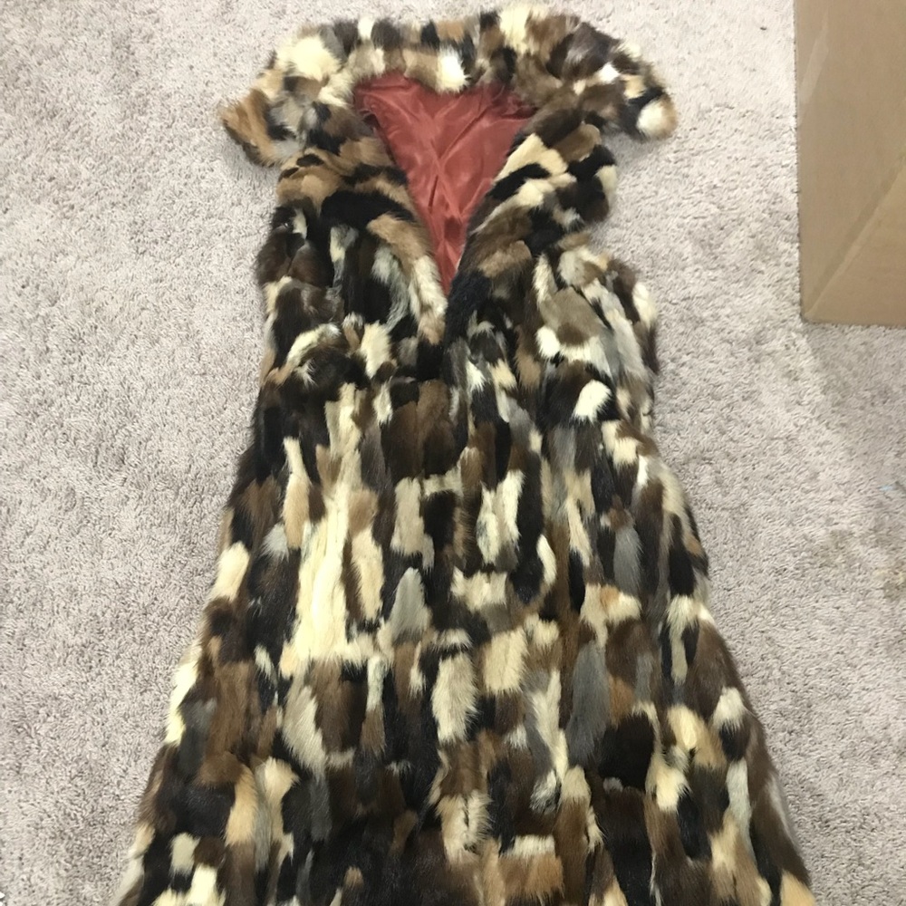 Stunning! Mink coat vest!!!