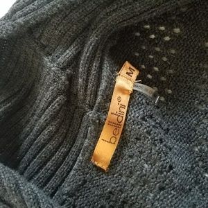 Dark gray knit cardigan