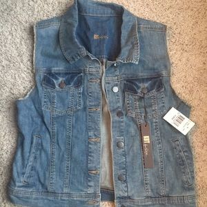 Kut denim vest/ sleeves jacket