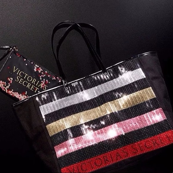 NWT- Victoria's Secret Tote Bag And Mini Bag. - Picture 1 of 4