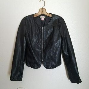 Flying tomato leather jacket