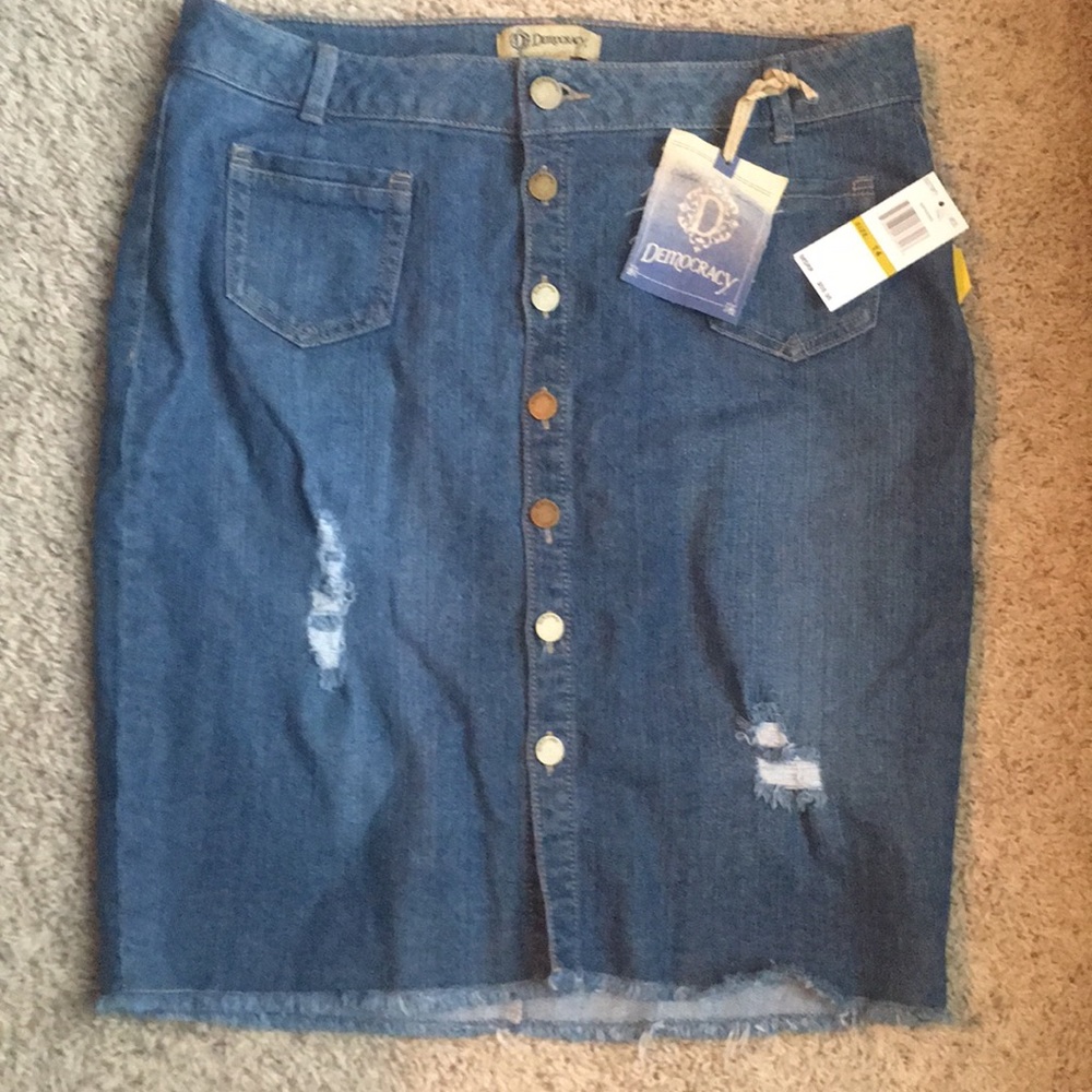 Democracy denim skirt