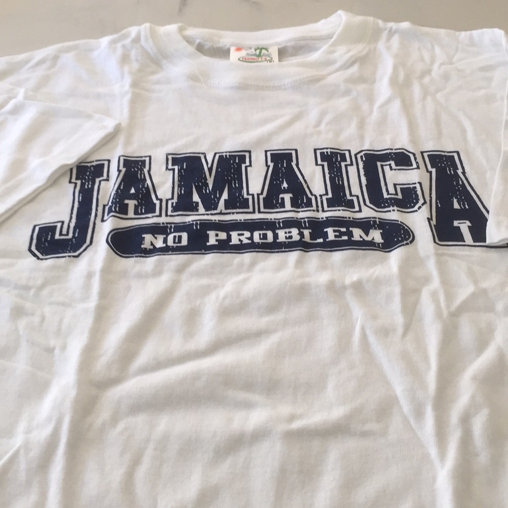 🎏Jamaica "No Problem" white tshirt
