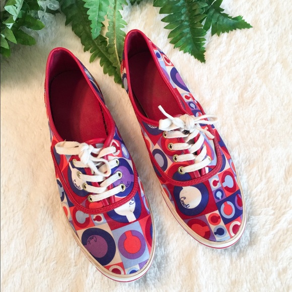 Coach Shoes - Coach Multi Color Tennis Shoes