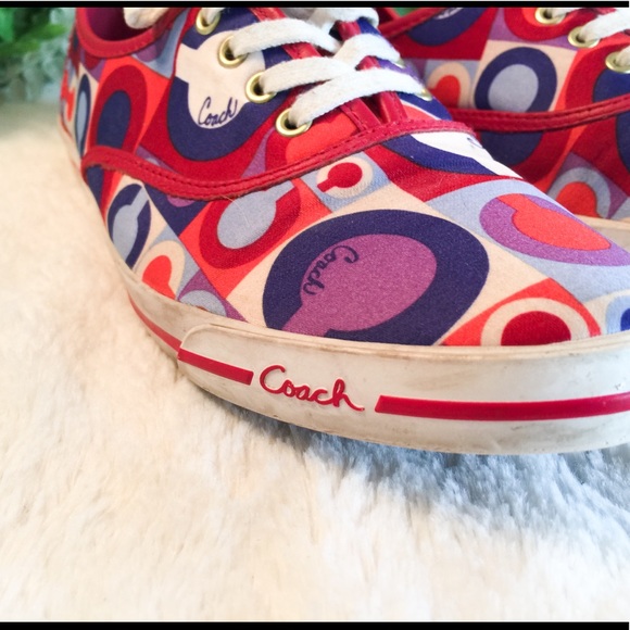 Coach Multi Color Tennis Shoes - Picture 3 of 8