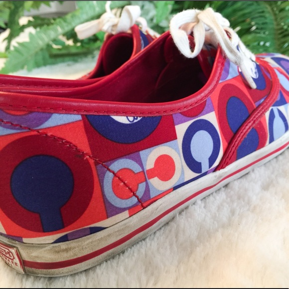 Coach Multi Color Tennis Shoes - Picture 8 of 8