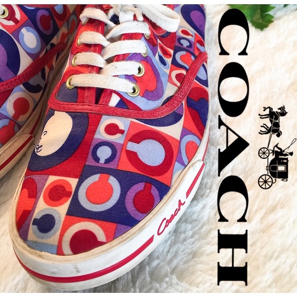 Coach Multi Color Tennis Shoes - Picture 2 of 8