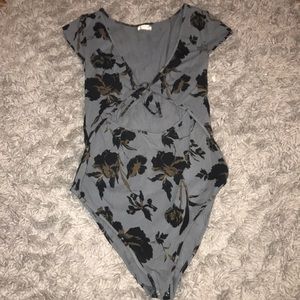 Free People wowzers floral bodysuit