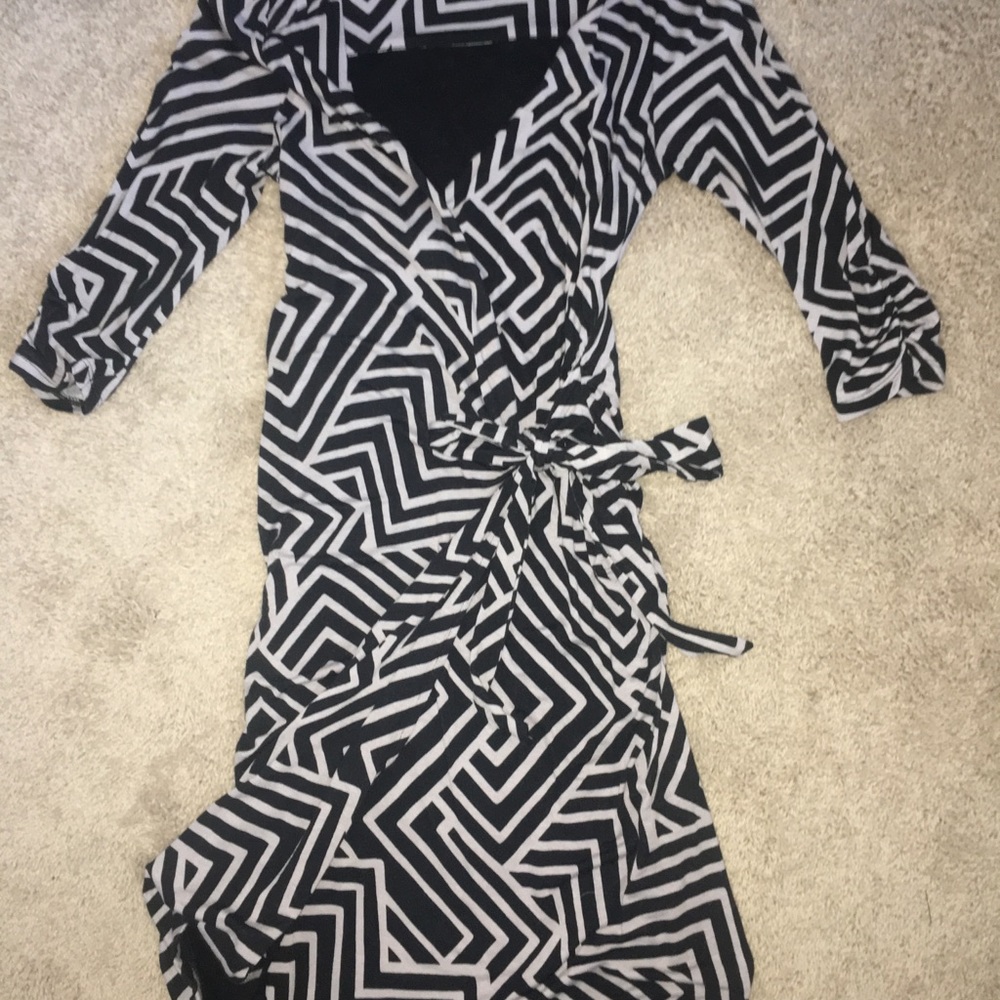 Vanessa Virginia Lena faux wrap dress