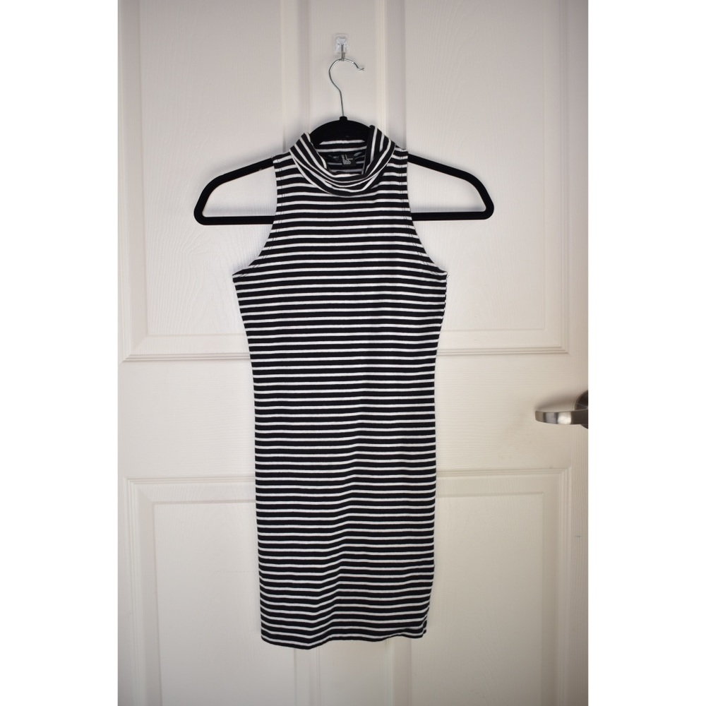Striped bodycon dress