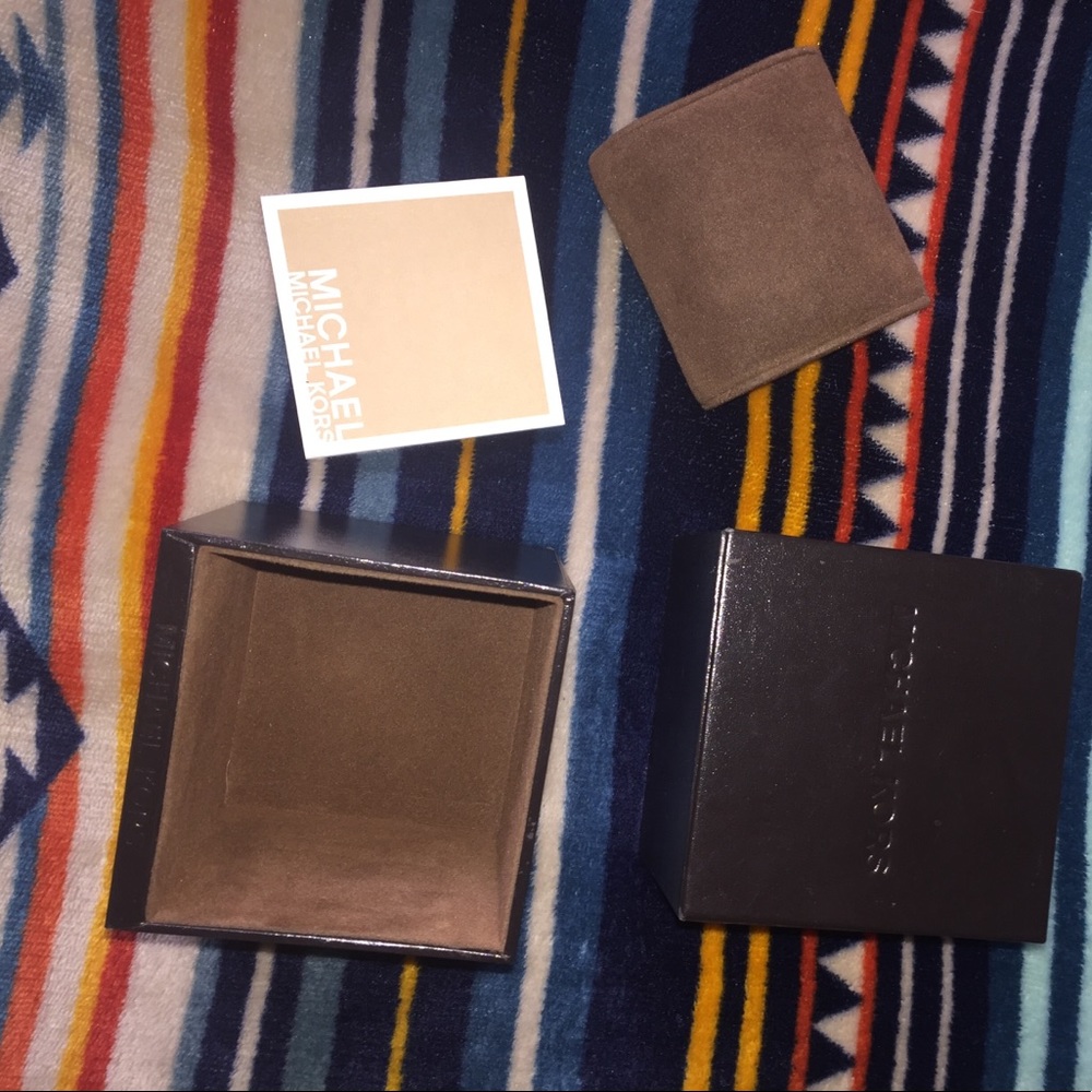 MIchael Kors watch box and manual
