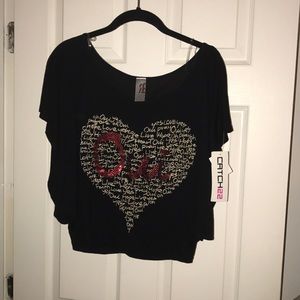 Juniors Off The Shoulder Shirt
