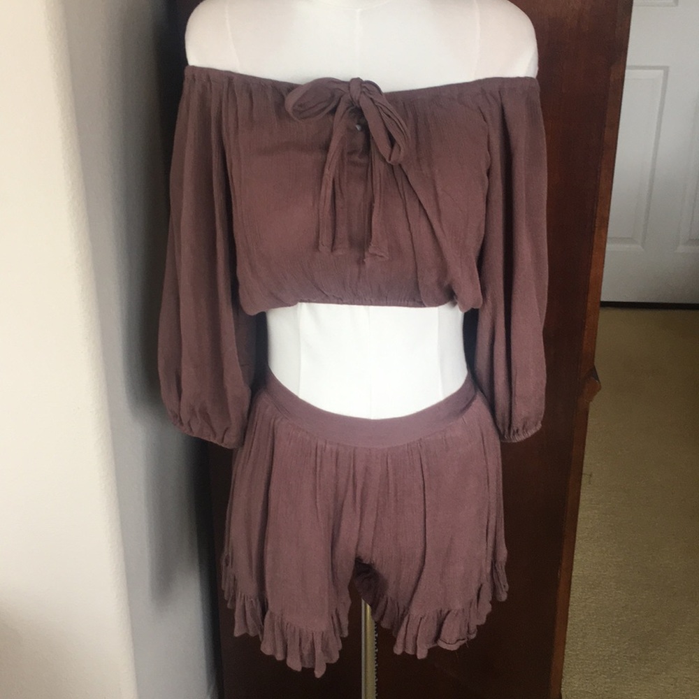 Crop Top & Shorts Set