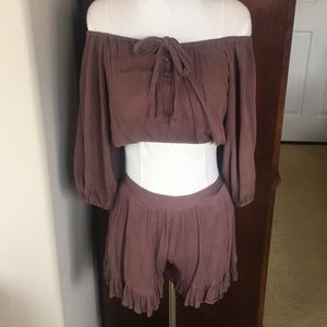 Crop Top & Shorts Set