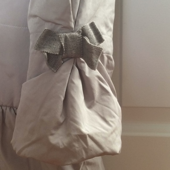 GIrl feather hooded coat - Picture 2 of 3