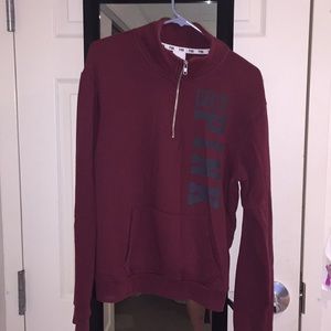 Victoria Secret PINK half zip sweater