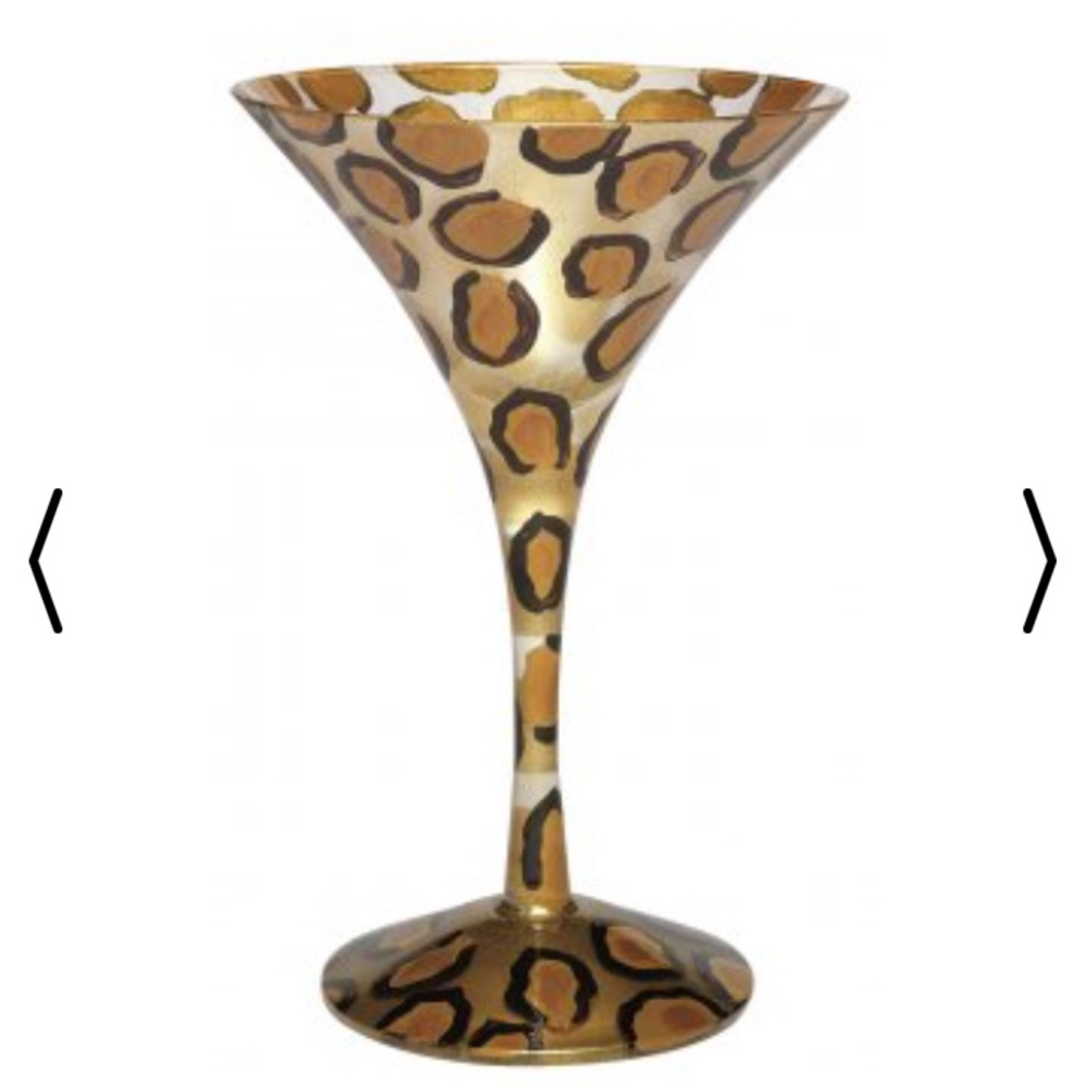 Lolita Love My Martini Glass, Leopard 🐆🐾