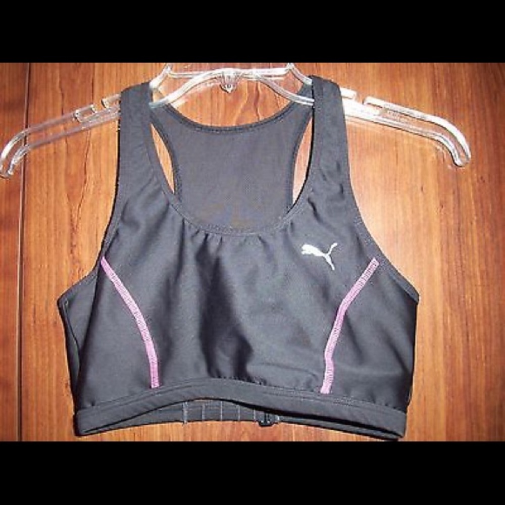 PUMA RACERBACK SPORTS BRA, SIZE SMALL