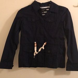 Talbots navy blue jacket. Size 2p