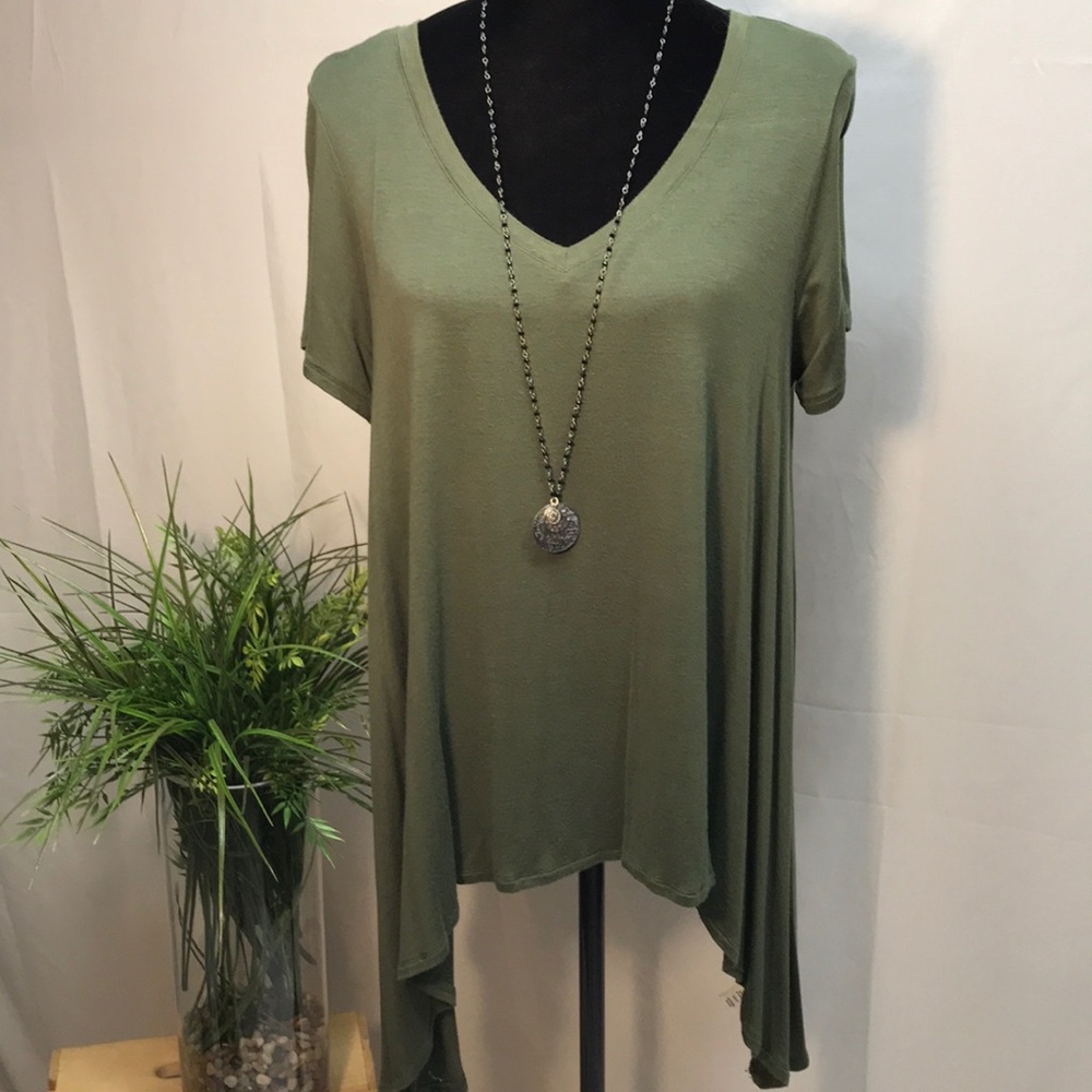 Mudd  Olive green tunic