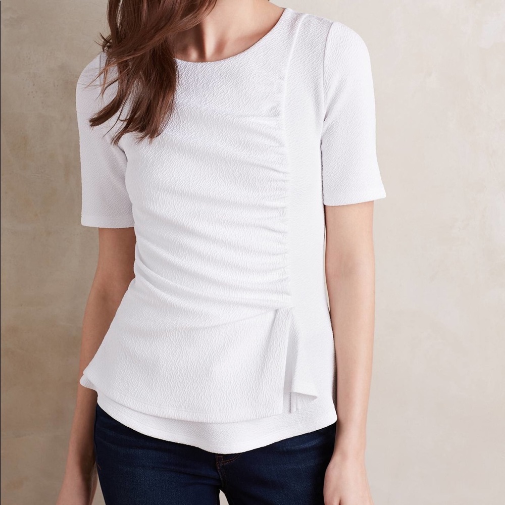 Anthropologie brand Deletta ripple front top