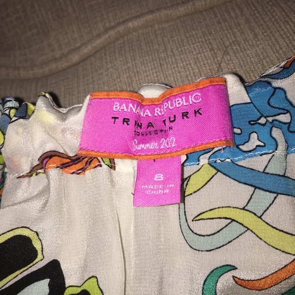 Trina Turk for Banana Republic silk retro Blouse - Picture 6 of 8