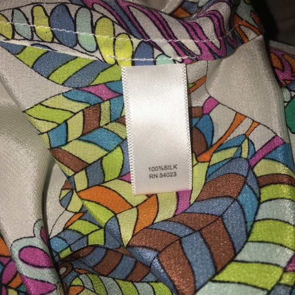Trina Turk for Banana Republic silk retro Blouse - Picture 7 of 8
