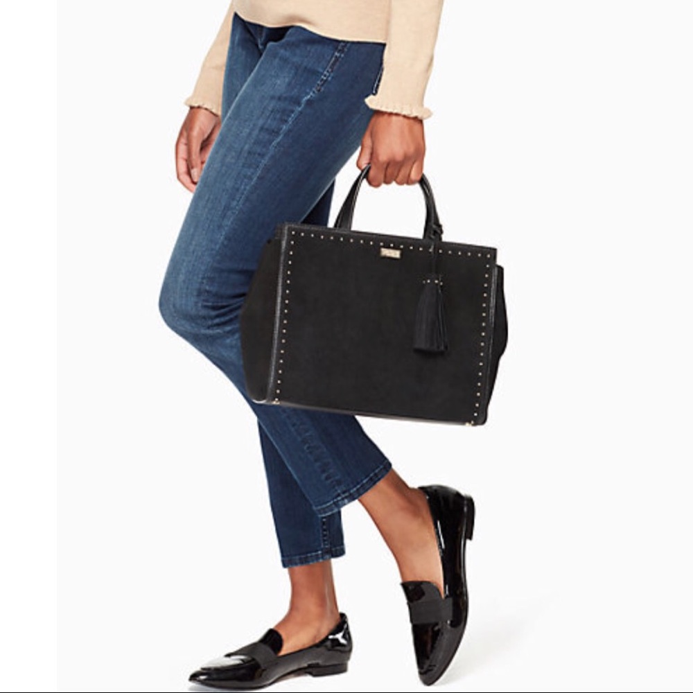 KATE SPADE BLACK SUEDE PURSE/BAG