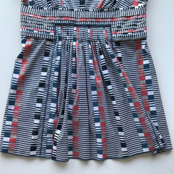 NWOT BCBGMaxAzria Pleated Front Cotton Cami Top - Picture 3 of 6