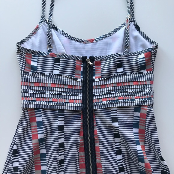 NWOT BCBGMaxAzria Pleated Front Cotton Cami Top - Picture 4 of 6
