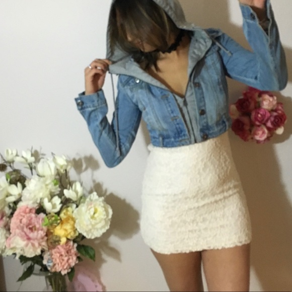 💝Super Cute💝 Jean hoodie jacket - Picture 2 of 8