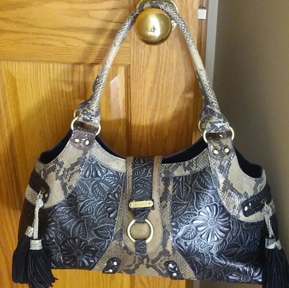 Sharif leather handbag