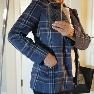 Plaid Blazer