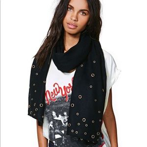 Nasty Gal Well Rounded Scarf - Black