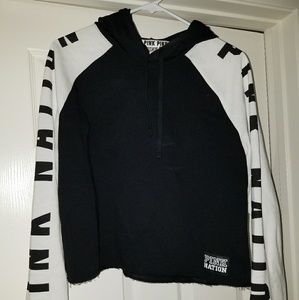 Victoria Secret Pink crop hoodie