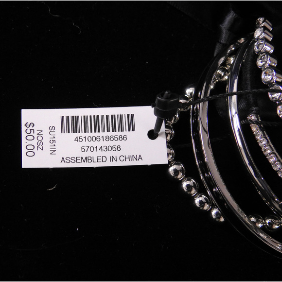 NWT silver bracelet set of 5 with crystal WHBMB2 - Picture 2 of 6