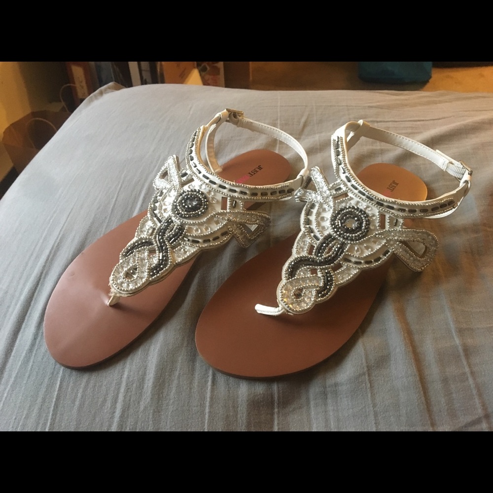 Beautiful White Sandals