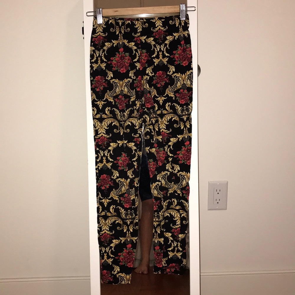 Floral print leggings