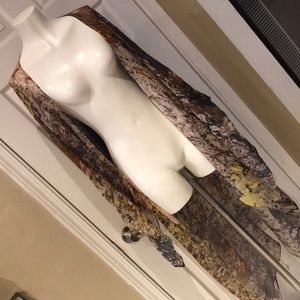 Free people sheer printed kimono