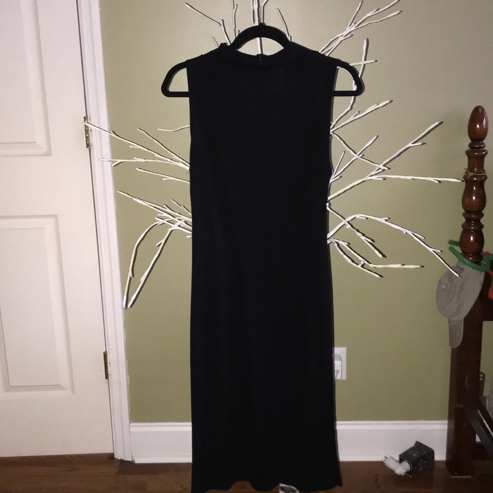 AnnTaylor Loft Slim Black Sleeveless Dress