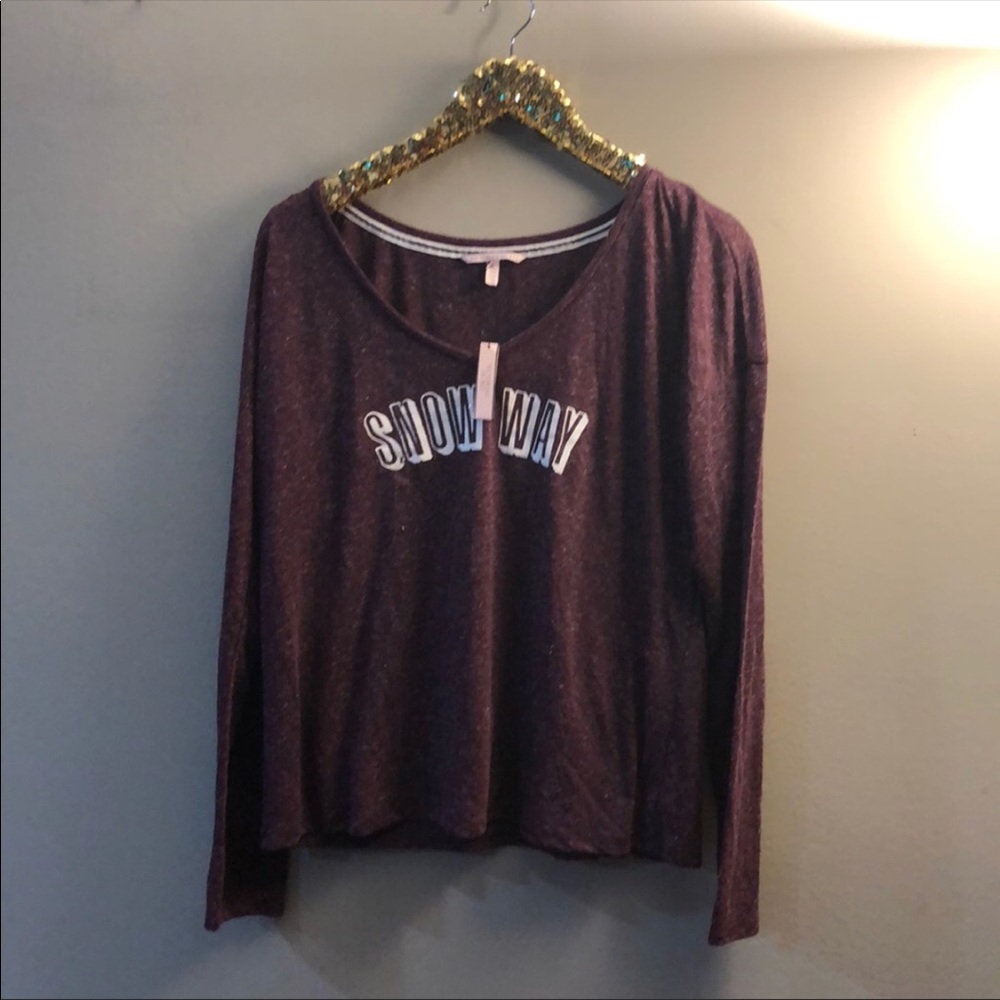 Victoria Secret Snow Way Lounge Shirt