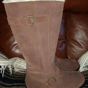 UGG chocolate suede boots